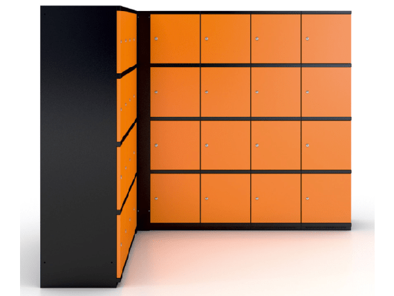 Custom Pandora lockers with benching (3)