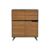 Nova Four Draw Timber Veneer Cabinet - office furniture