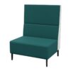 Maven Tall Highback Modular Lounge System 5 Haven Tall No Arms 1Seater Metal Feet 800x800 - Office Furniture Haven Tall No Arms 1Seater Metal Feet 800x800