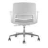 ARM CHAIR SNOUT 4 LEG WHITE GREYBLACK SEATPAD back 800